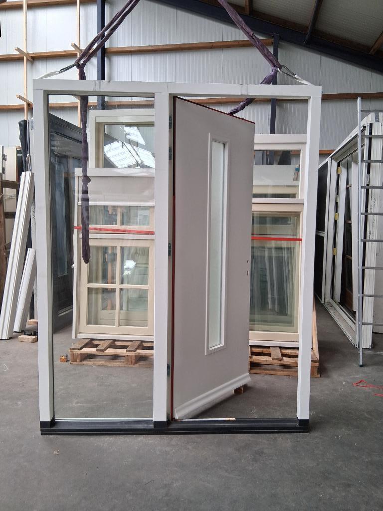 Nieuw Voordeurkozijn Hr++ Dts bezorgen factuur mogelijk, Ophalen of Verzenden, Glas, 120 cm of meer, 215 cm of meer