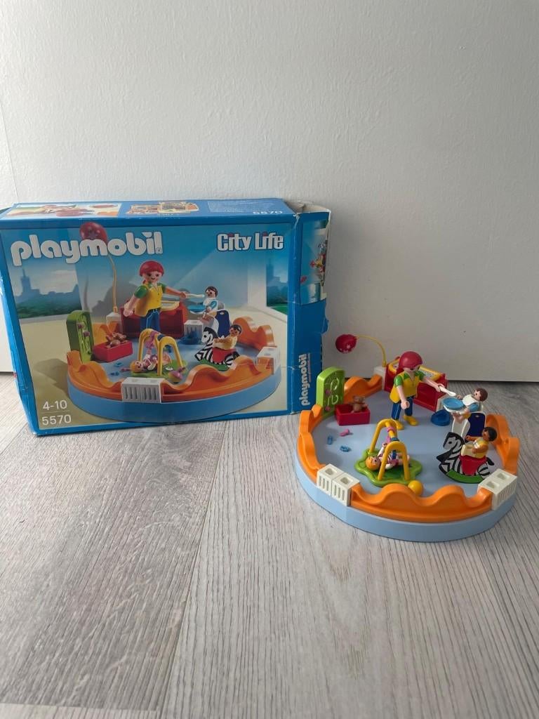 Playmobil City Life Speelgroep - 5570, Kinderen en Baby's, Speelgoed | Playmobil, Ophalen of Verzenden, Zo goed als nieuw, Complete set