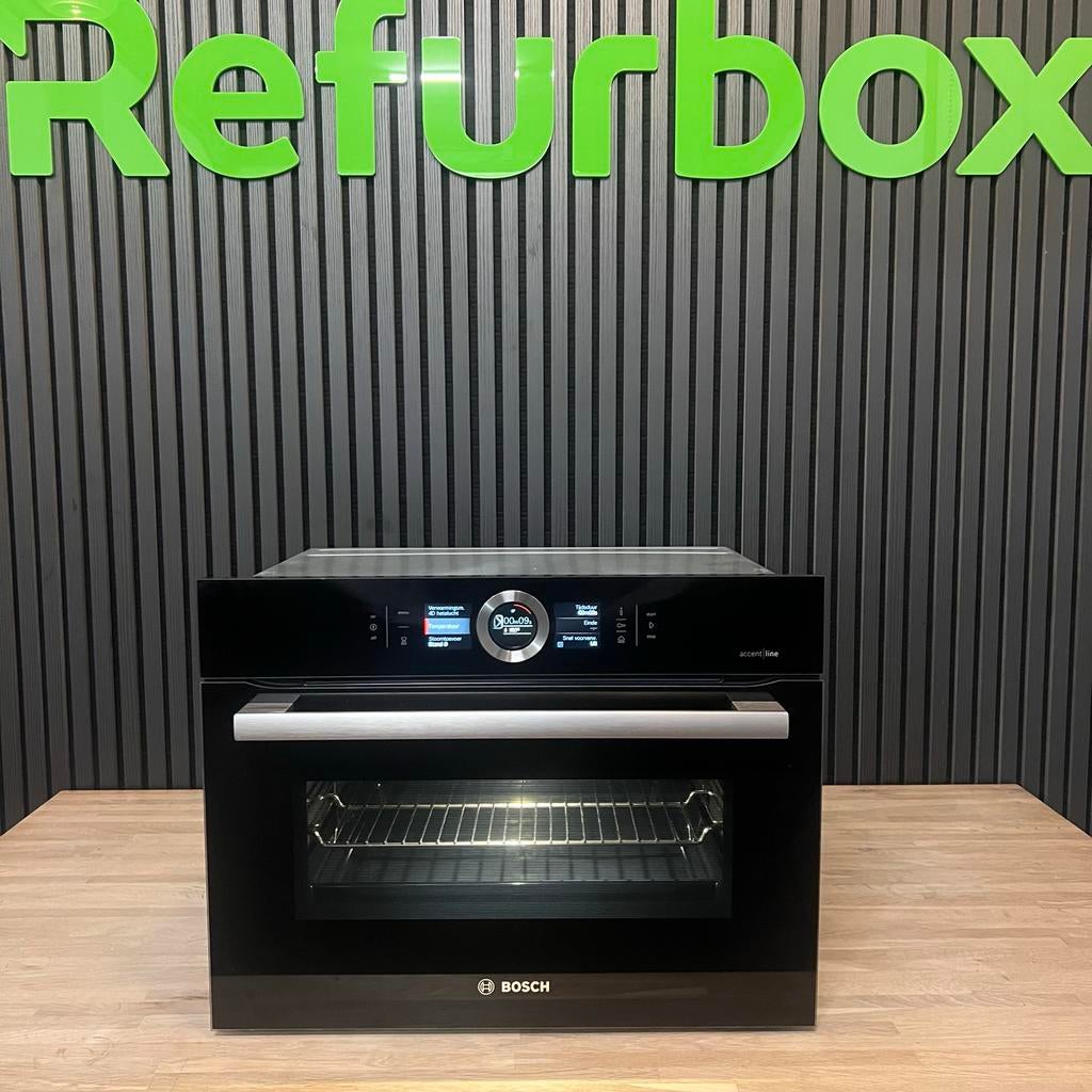 Bosch Serie 8 AccentLine inbouw combi stoomoven, Witgoed en Apparatuur, Ovens, Refurbished, Inbouw, Oven met grill, Hete lucht