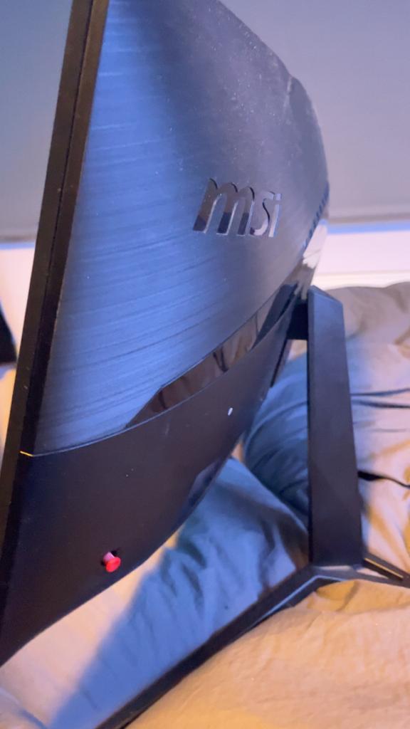 MSI Monitor met Barst - Defect, Computers en Software, Monitoren, Ophalen, Niet werkend, Full HD