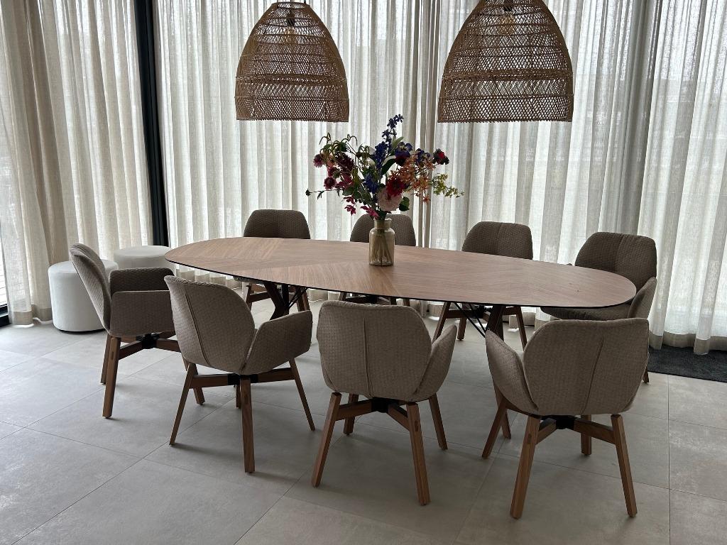Tafel Eclipse van Mobitec nergens voordeliger !!, Ophalen, 100 tot 150 cm, Vijf personen of meer, Modern tijdloos design