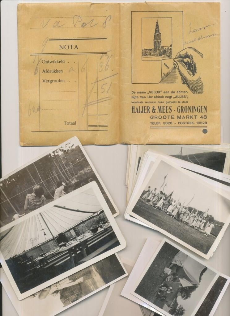 Unieke Collectie Foto's Meisjeskamp Jaren '30, Gebruikt, Foto, Ophalen of Verzenden, Voor 1940
