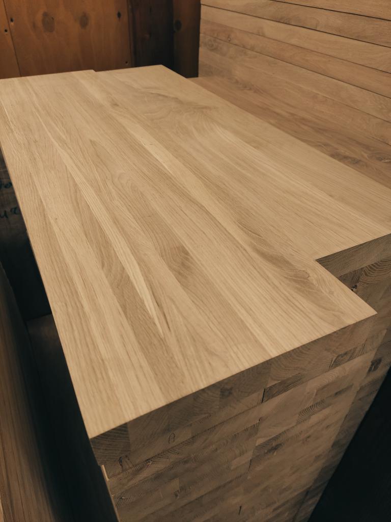 Massief eiken traptreden 100x24x3,4cm, traprenovatie eiken, Ophalen, 50 tot 150 cm, Nieuw, 10 m² of meer