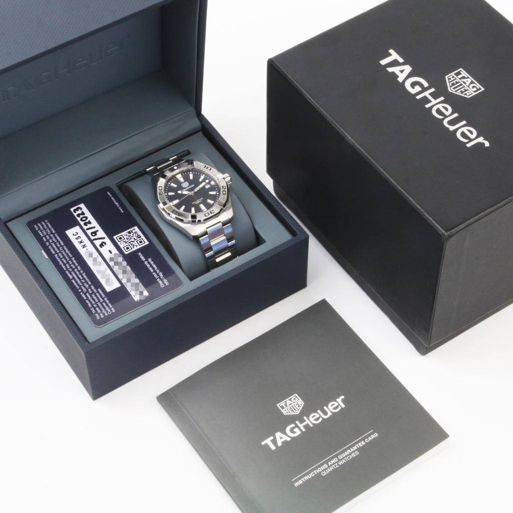 Tag Heuer Aquaracer 300m Quartz 41 (Zeer goed/ 2023), Sieraden, Tassen en Uiterlijk, Horloges | Heren, Staal, Staal, Ophalen of Verzenden