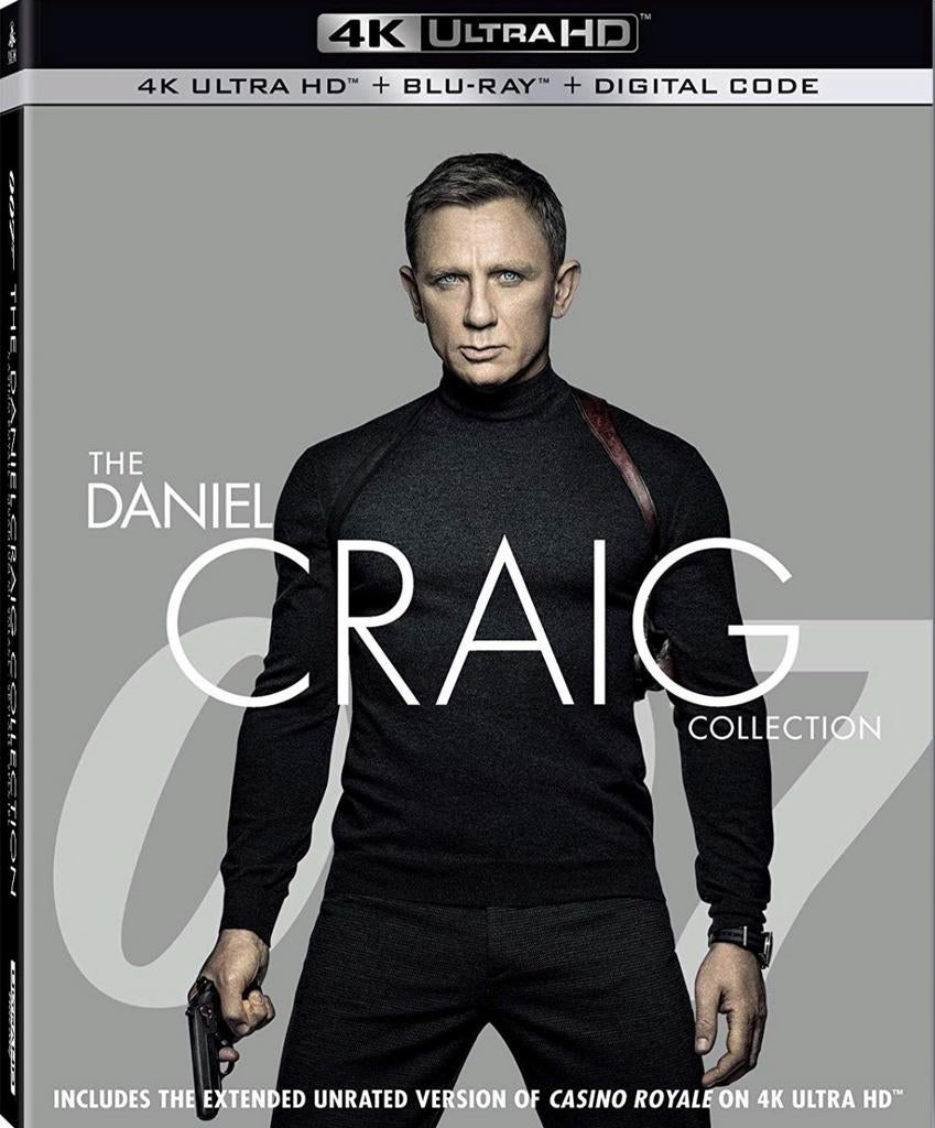 Daniel Craig 1-4 Boxset 4K UHD Blu-Ray USA NLO (Geseald), Ophalen of Verzenden, Nieuw in verpakking, Actie, Boxset