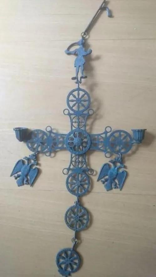 Byzantijns kruis, Antiek en Kunst, Antiek | Religie, Ophalen of Verzenden