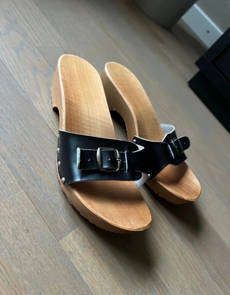 Dames klompen / muiltjes maat 36, Kleding | Dames, Schoenen, Ophalen of Verzenden, Zo goed als nieuw, Zwart