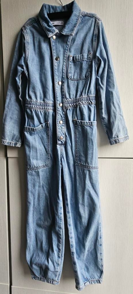 Zara Denim Tuinbroek / Salopette maat 134, Ophalen of Verzenden, Zo goed als nieuw, Zara, Jongen of Meisje