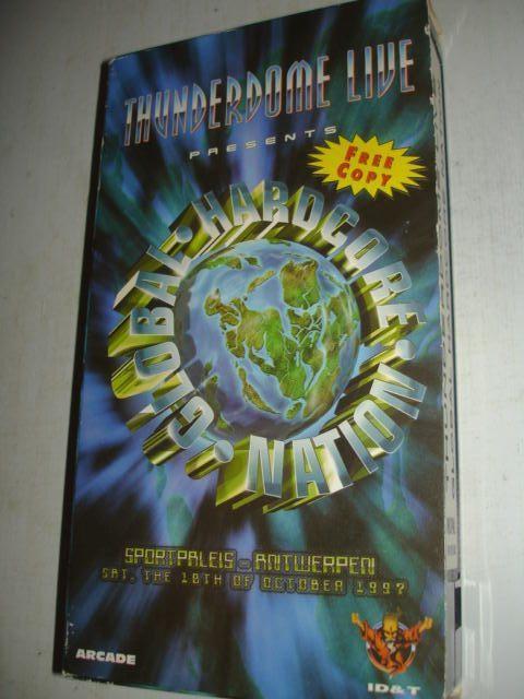 Thunderdome- Global Hardcore Nation- VHS-, Alle leeftijden, Verzenden, Zo goed als nieuw