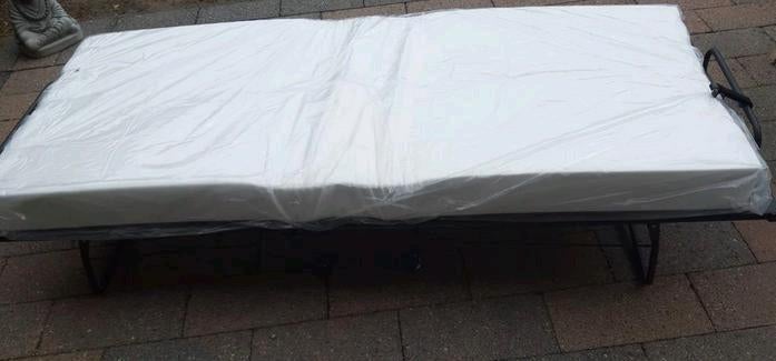 Inklapbaar logeerbed 90x200 NIEUW in originele verpakking, Ophalen, Nieuw, Hout, Inklapbaar