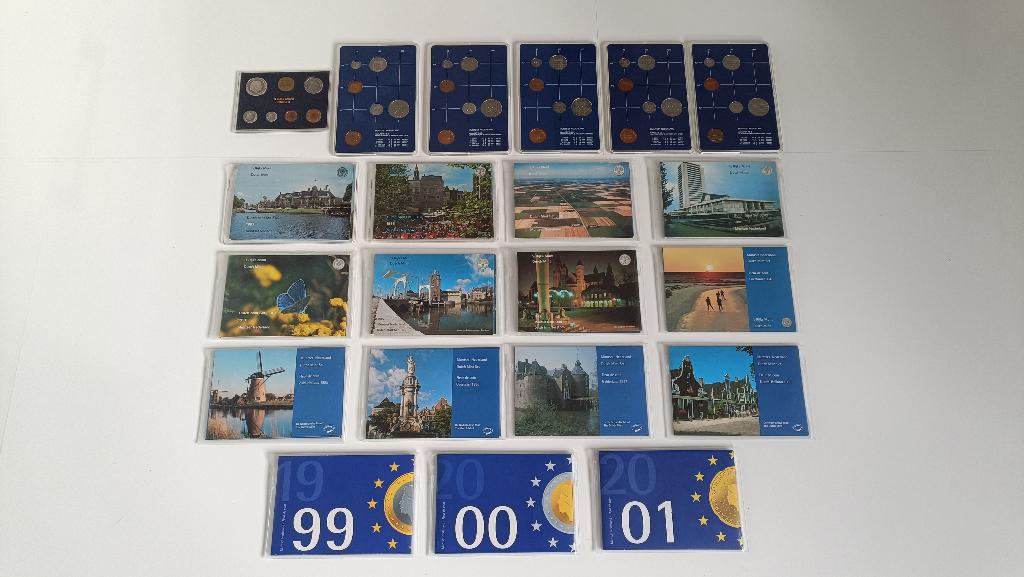 Nederlandse Munten Sets 1980 t/m 2001 (mist 1981), Ophalen of Verzenden, Koningin Beatrix, Overige waardes, Setje