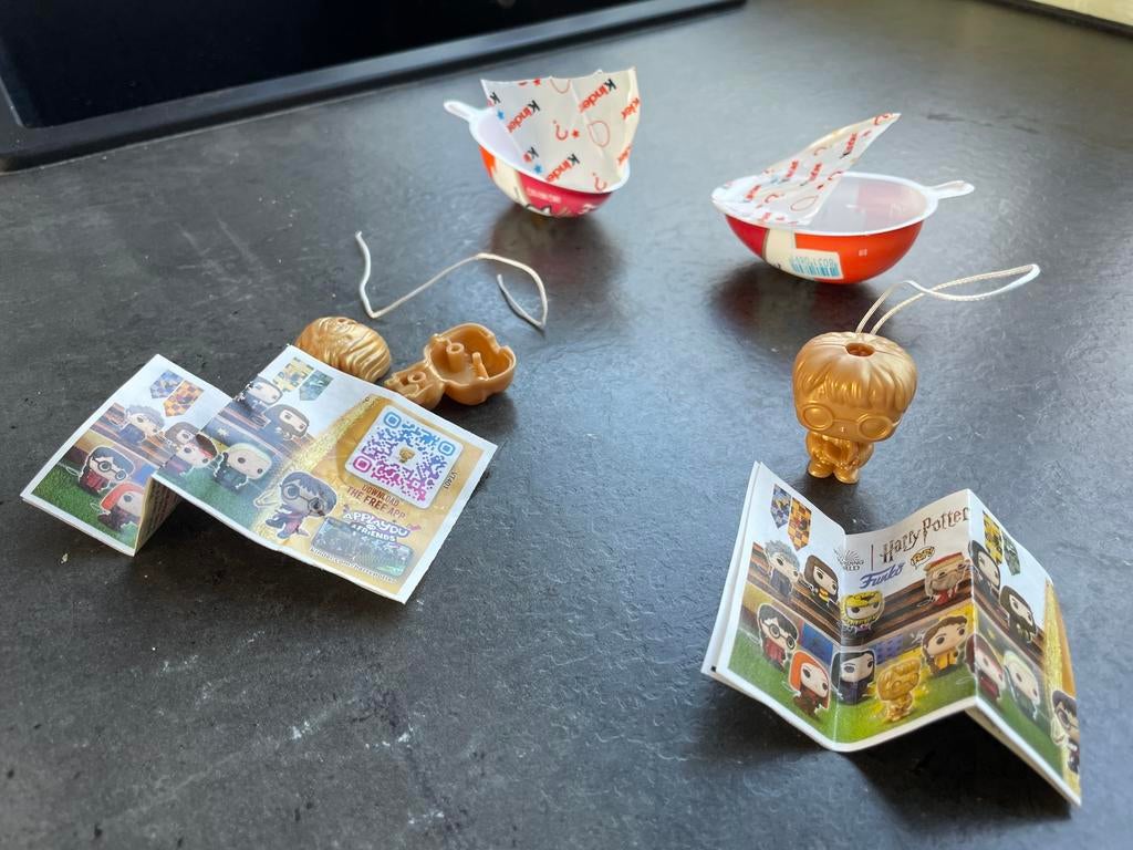 Gouden Harry Potter Funko pop, Ophalen of Verzenden, Zo goed als nieuw, Actiefiguurtje