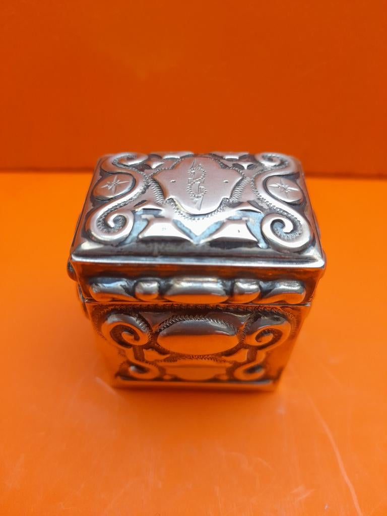 Zilveren Hollands lodereindoosje, Antiek en Kunst, Antiek | Goud en Zilver, Verzenden, Zilver