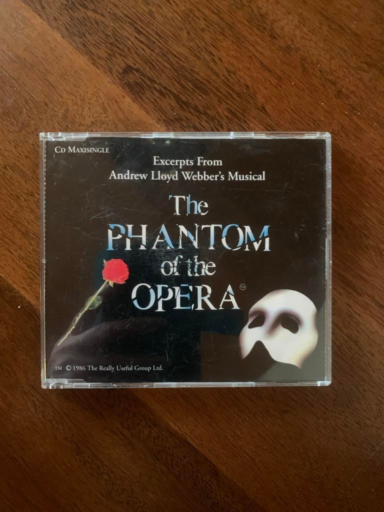 Cd maxisingle The Phantom of the Opera - 1987, Cd's en Dvd's, Cd's | Filmmuziek en Soundtracks, Ophalen of Verzenden, Gebruikt