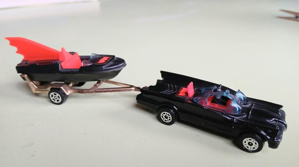 Batmobile met Batboat, van Corgi Juniors, Ophalen of Verzenden, Zo goed als nieuw, Overige typen