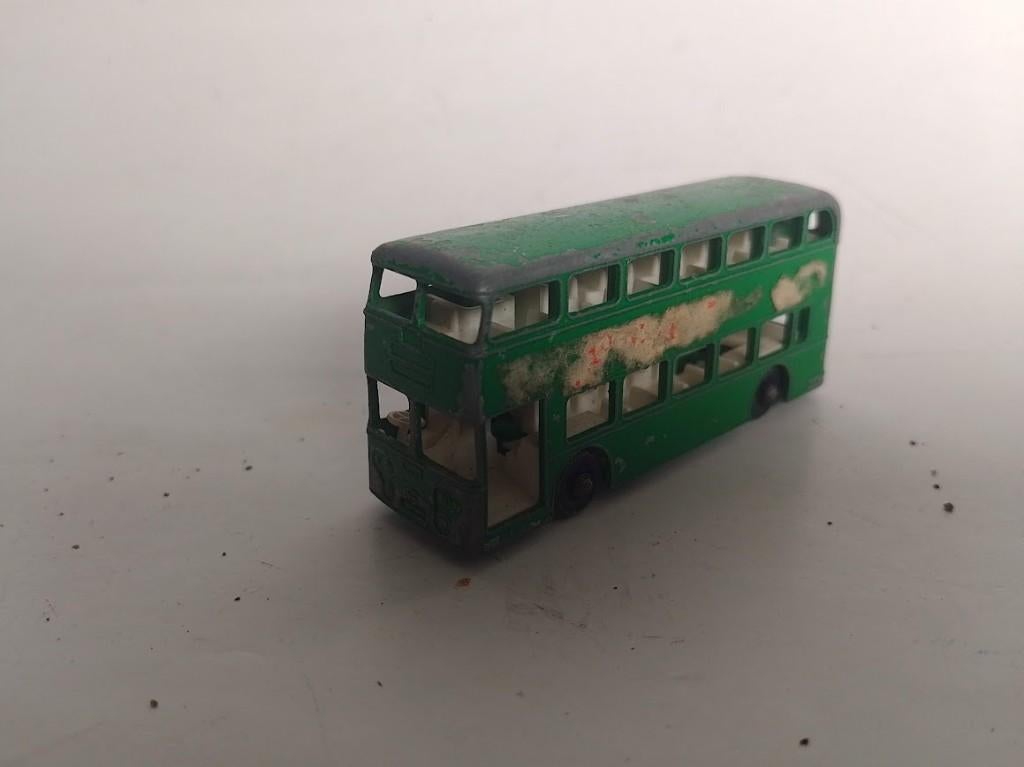 Daimler Bus, dubbeldekker. Matchbox nr 74, Hobby en Vrije tijd, Modelauto's | 1:87, Ophalen of Verzenden, Gebruikt, Bus of Vrachtwagen