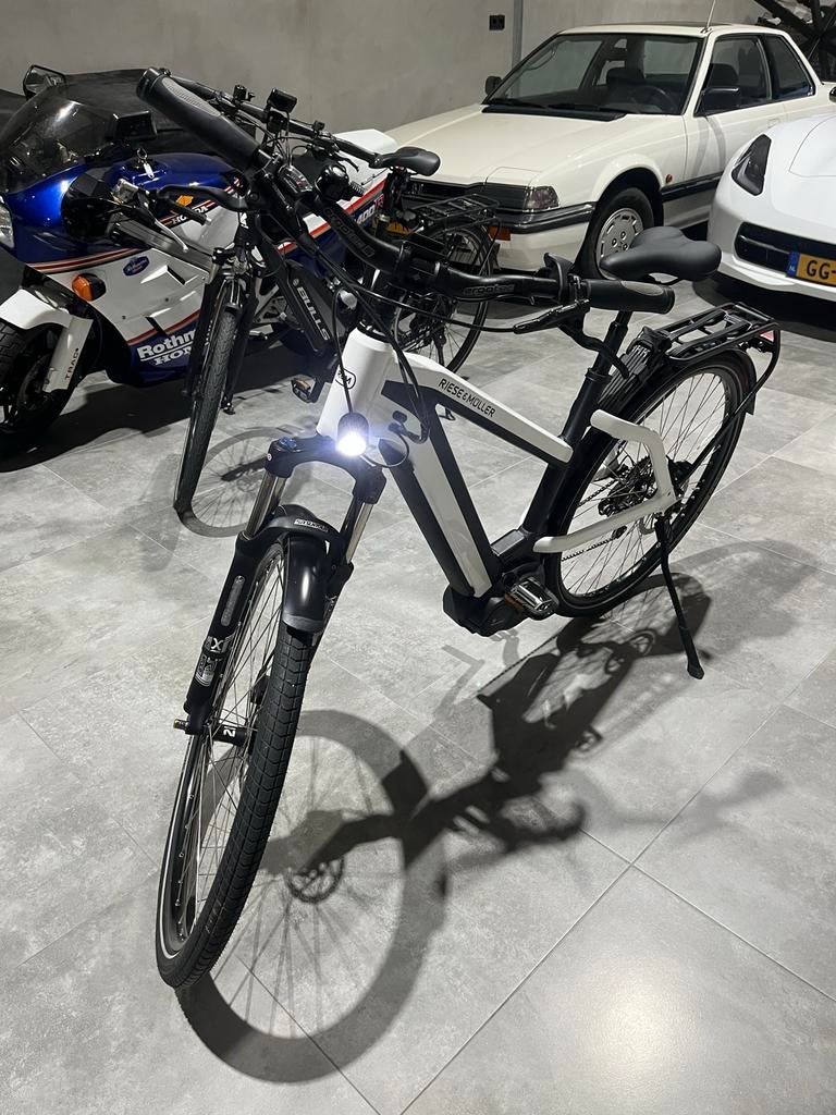 Riese & Müller Elektrische Fiets - Mixte Touring, Fietsen en Brommers, Elektrische fietsen, Zo goed als nieuw, Riese & Müller
