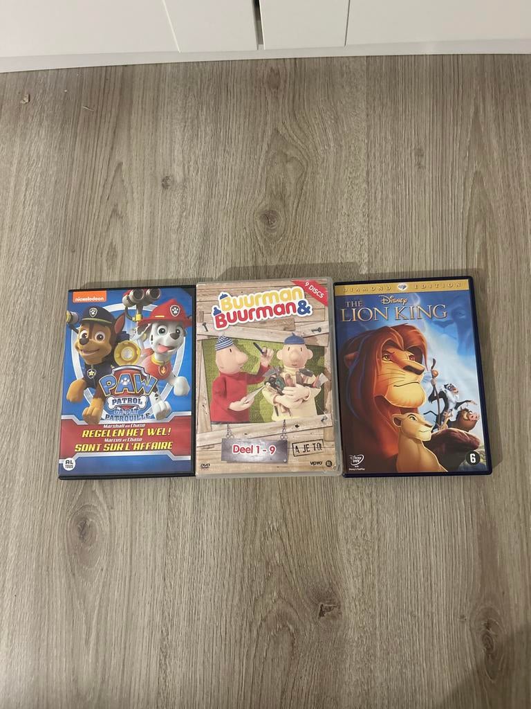 DVD Collectie: Paw Patrol, Buurman & Buurman, Lion King, Ophalen, Avontuur, Alle leeftijden, Boxset