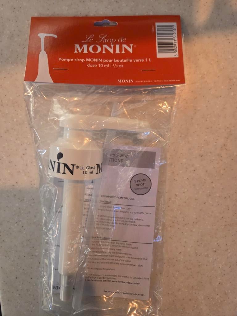 Monin Siroop Pomp - Nieuw in Verpakking, Ophalen of Verzenden