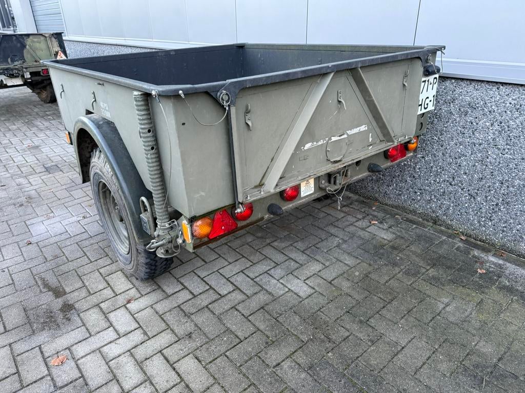 Penmann leger aanhangwagen, Ophalen, Gebruikt
