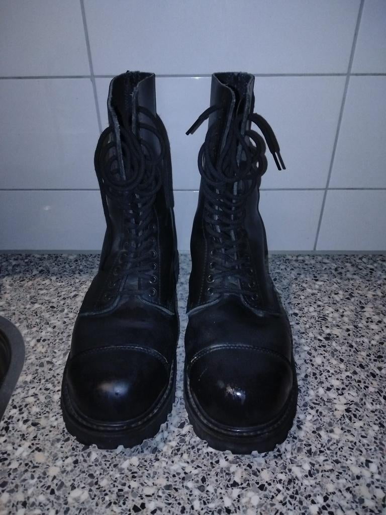 Leger schoenen maat 45, Kleding | Heren, Schoenen, Ophalen, Zwart, Boots, Zo goed als nieuw