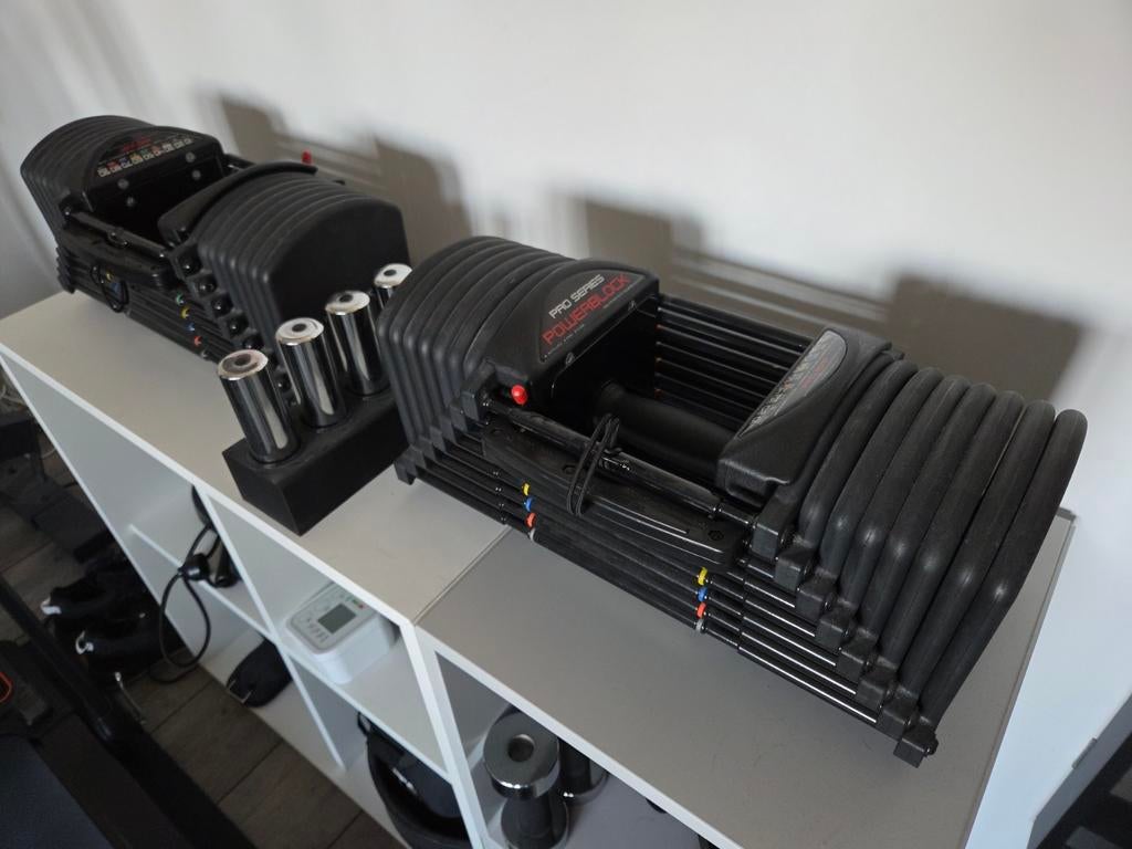 PowerBlock Pro EXP Dumbbell Set - 41kg per hand!, Ophalen, Zo goed als nieuw, Benen, Dumbbell