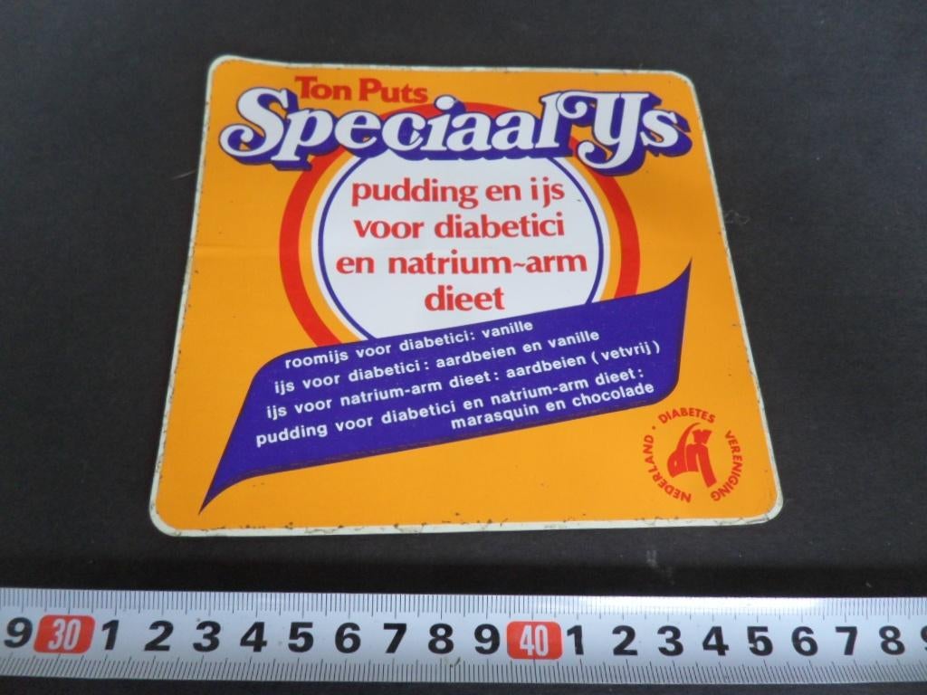 sticker TON PUTS Speciaal IJs, Verzamelen, Stickers, Zo goed als nieuw, Ophalen