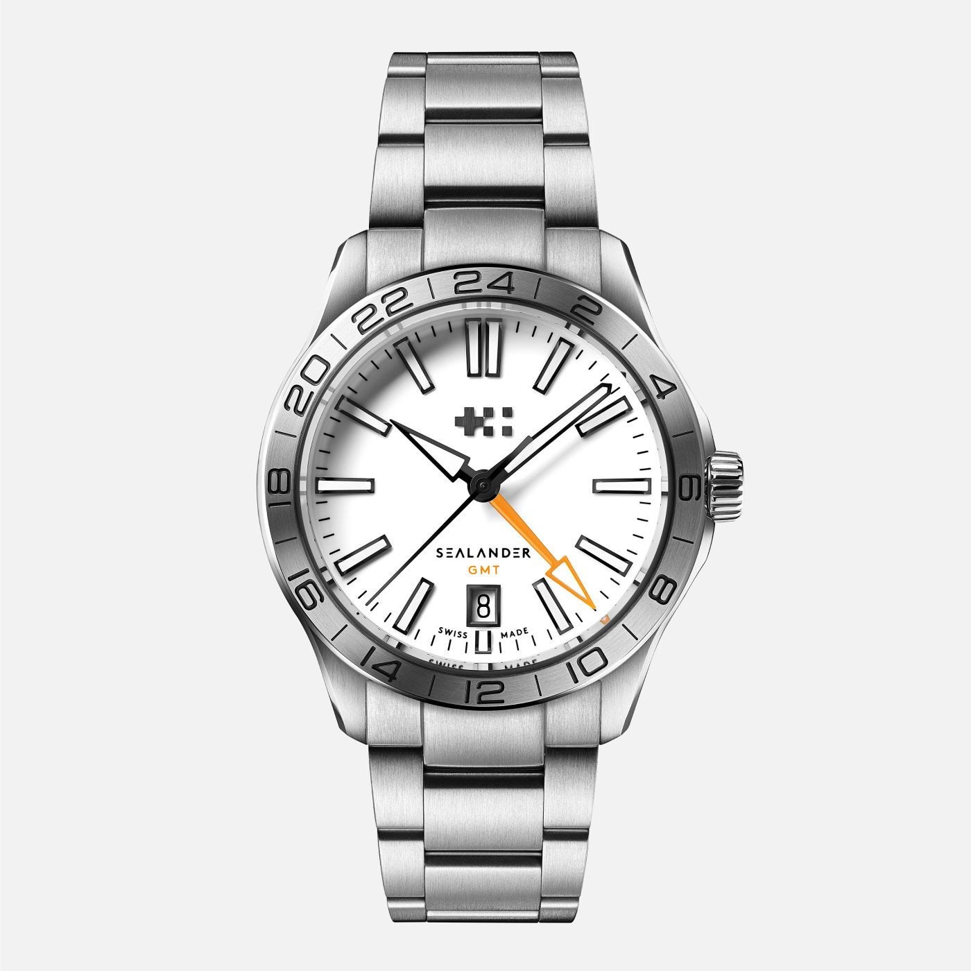 Christopher Ward C63  Sealander 42 mm GMT, Ophalen of Verzenden, Staal, Overige merken, 1960 of later