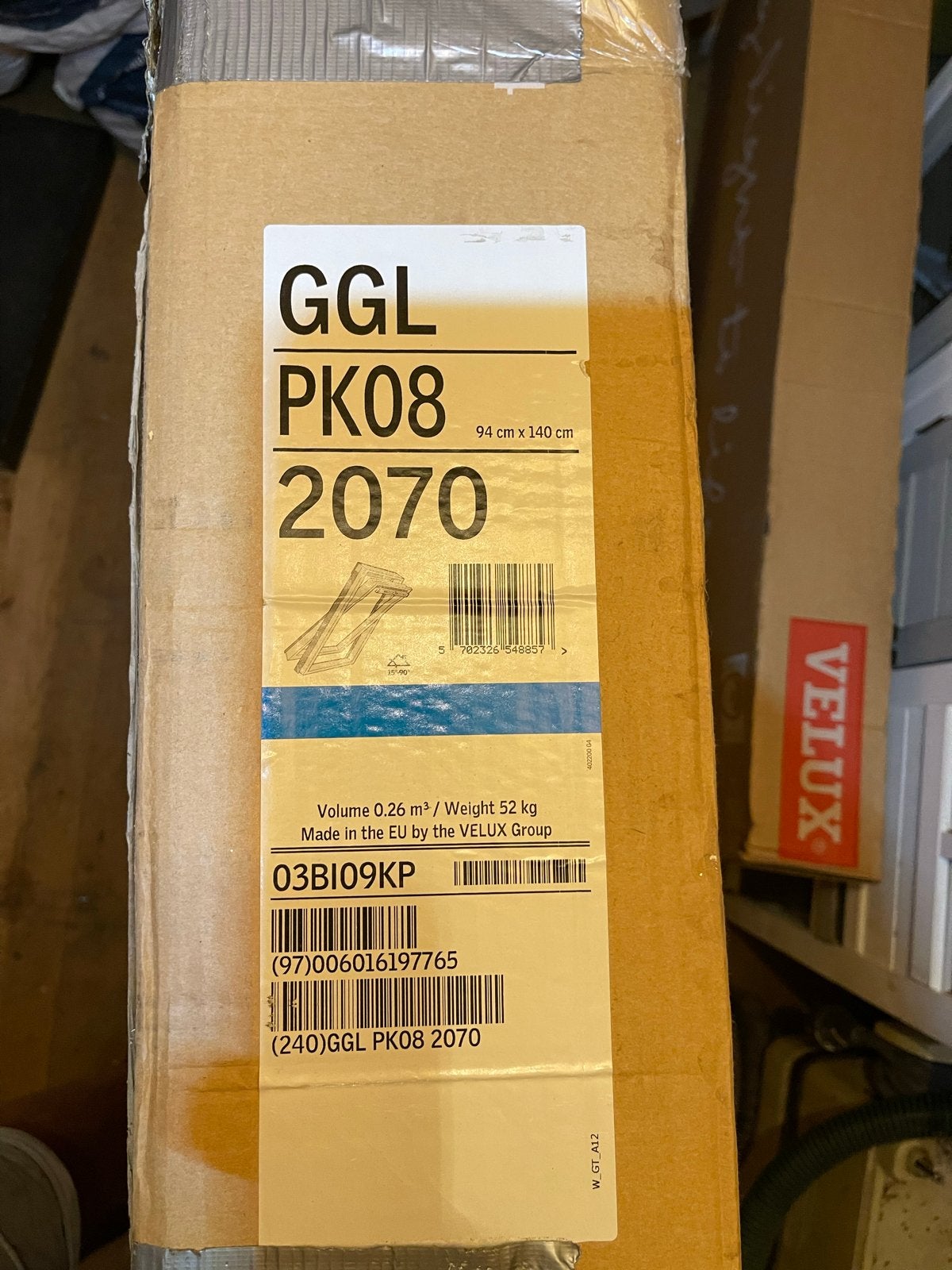 Velux Dakraam GGL PK08 Wit Nieuw in Doos met Gootstukken, Ophalen, 80 tot 120 cm, 120 tot 160 cm, Nieuw