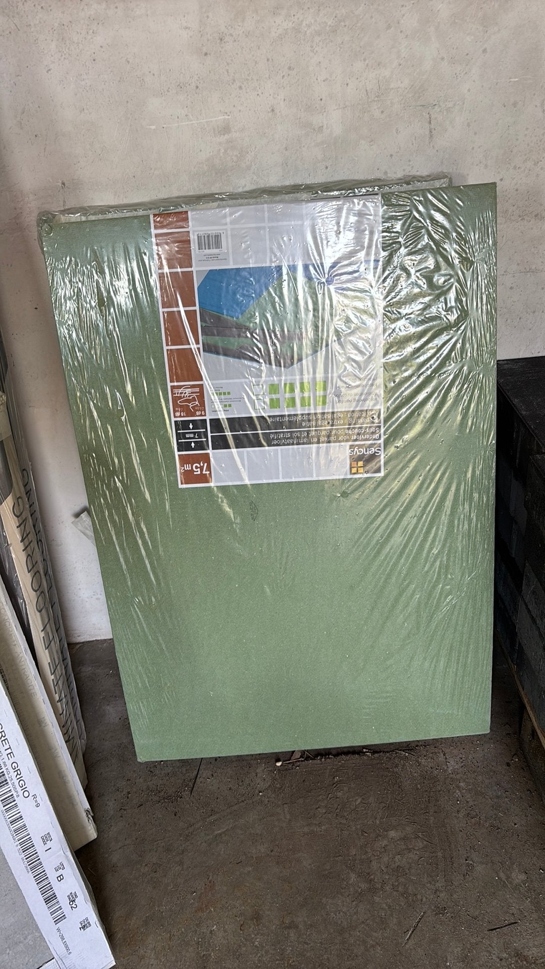 Ondervloer laminaat/PVC – ca. 11,25 m², Ophalen, Overige materialen, 50 tot 150 cm, Zo goed als nieuw