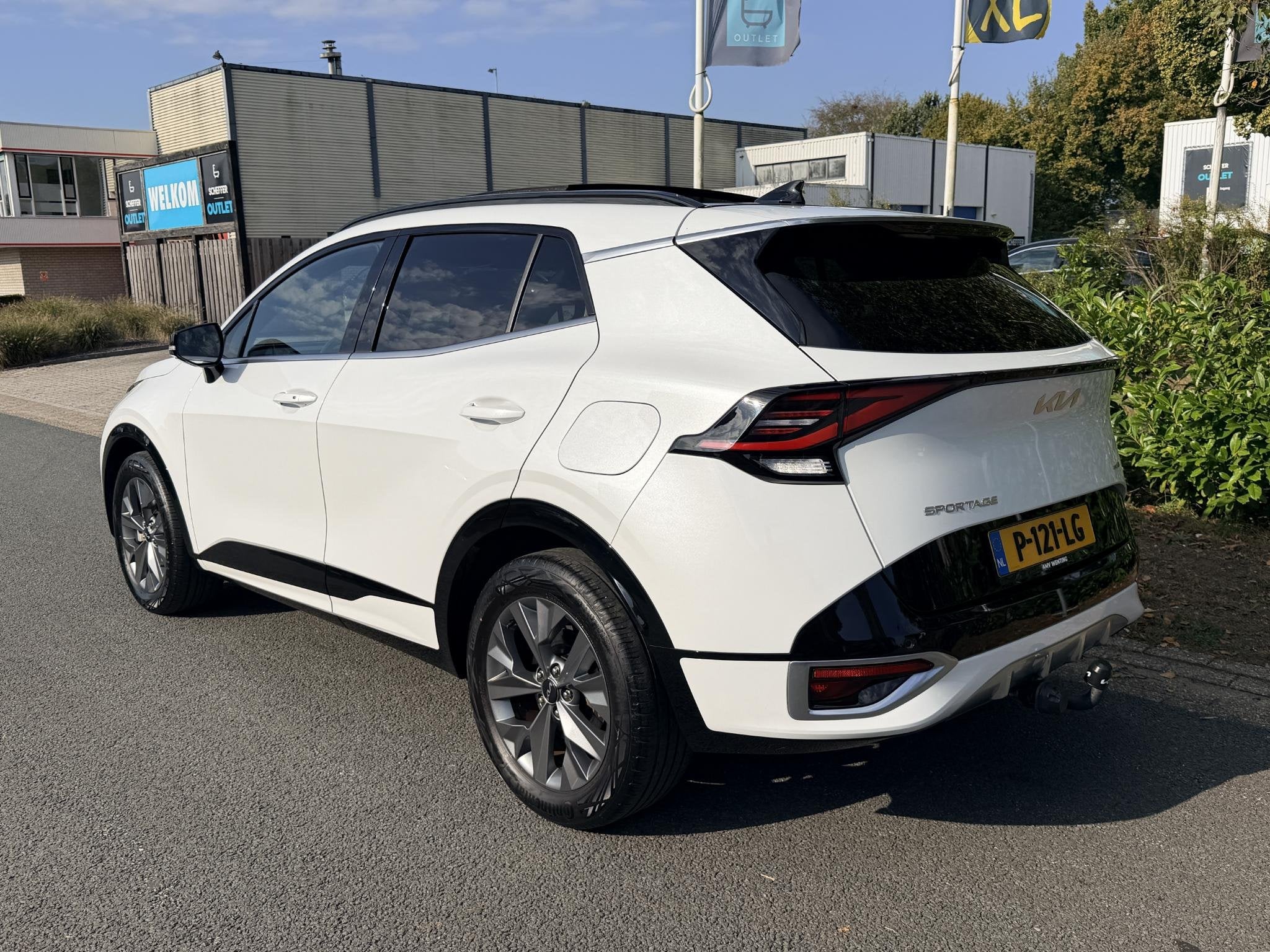 Kia Sportage 1.6 T-GDi Hybrid GT-Line 230PK Pano•Trekhaak, Auto's, Verwarmde buitenspiegels, Gebruikt, Euro 6, 4 cilinders