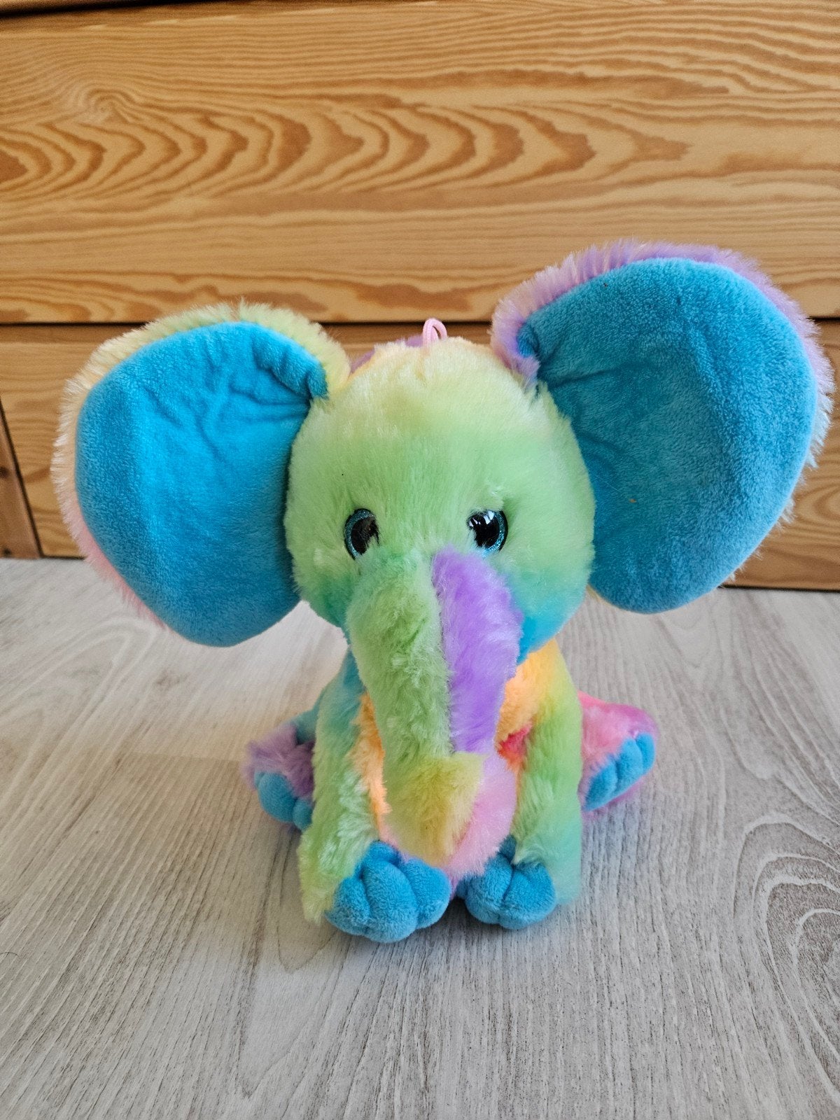 Kleurrijke Pluche Olifant, Ophalen, Zo goed als nieuw, Meerkleurig, Olifant