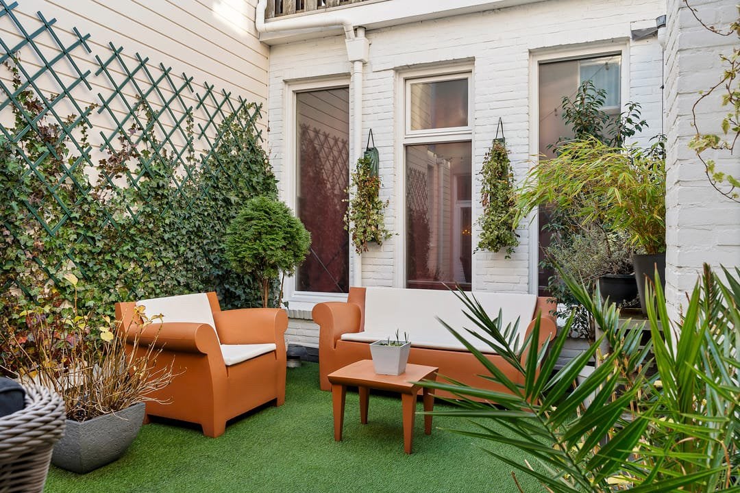 Tuinset Bubble Club - Philippe Starck - Maatkussens, Tuin en Terras, Ophalen, 4 zitplaatsen, Kunststof, Gebruikt