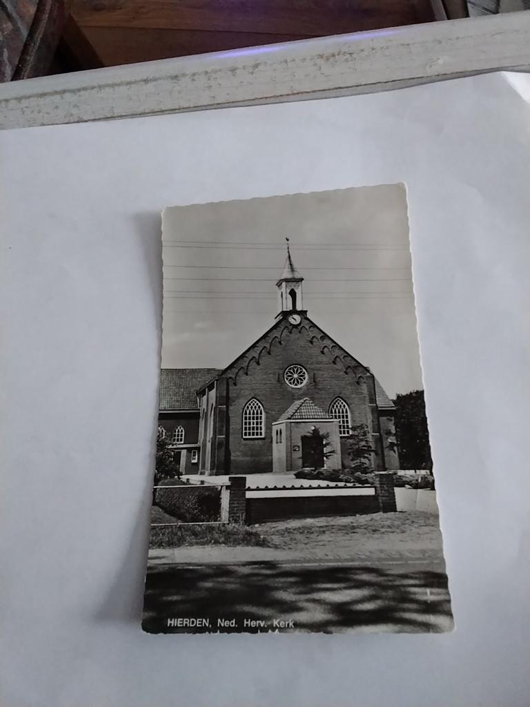 HIERDEN. NED. HERV. KERK  1974, Ophalen of Verzenden, 1960 tot 1980, Groningen