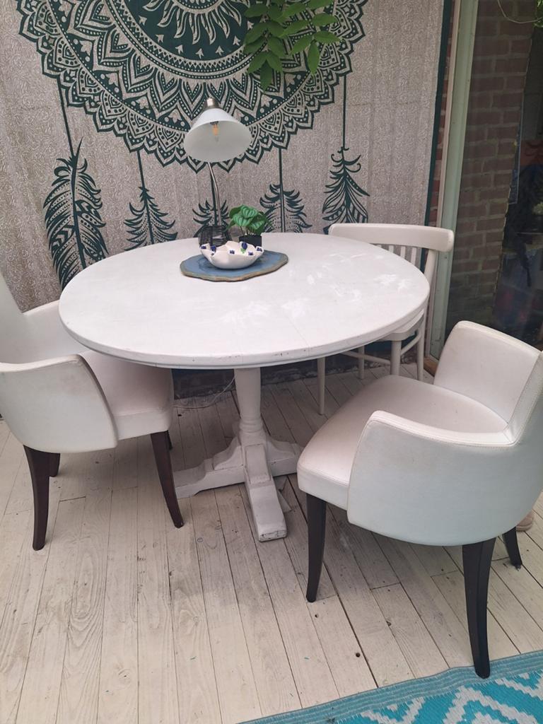 Eettafel ovaal, Tuin en Terras, Tuinsets en Loungesets, Ophalen of Verzenden, Hardhout, Eettafel, 5 zitplaatsen