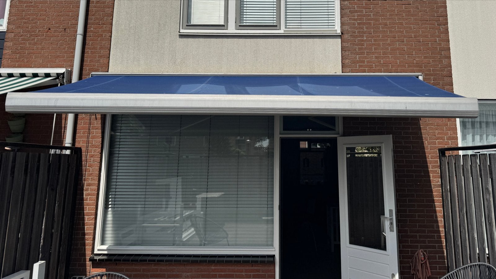 Zonnescherm, Ophalen, Zo goed als nieuw, 150 tot 300 cm, 250 cm tot 450 cm