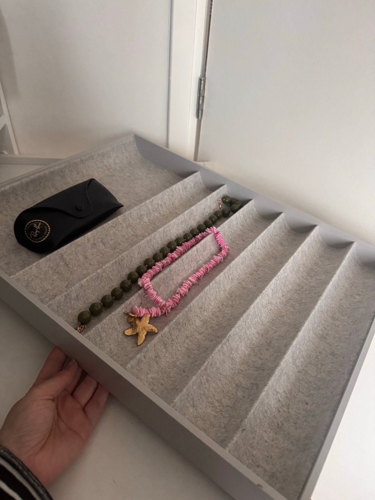IKEA KOMPLEMENT inzet met vak 40x53 cm lichtgrijs – PAX, Ophalen of Verzenden, Gebruikt