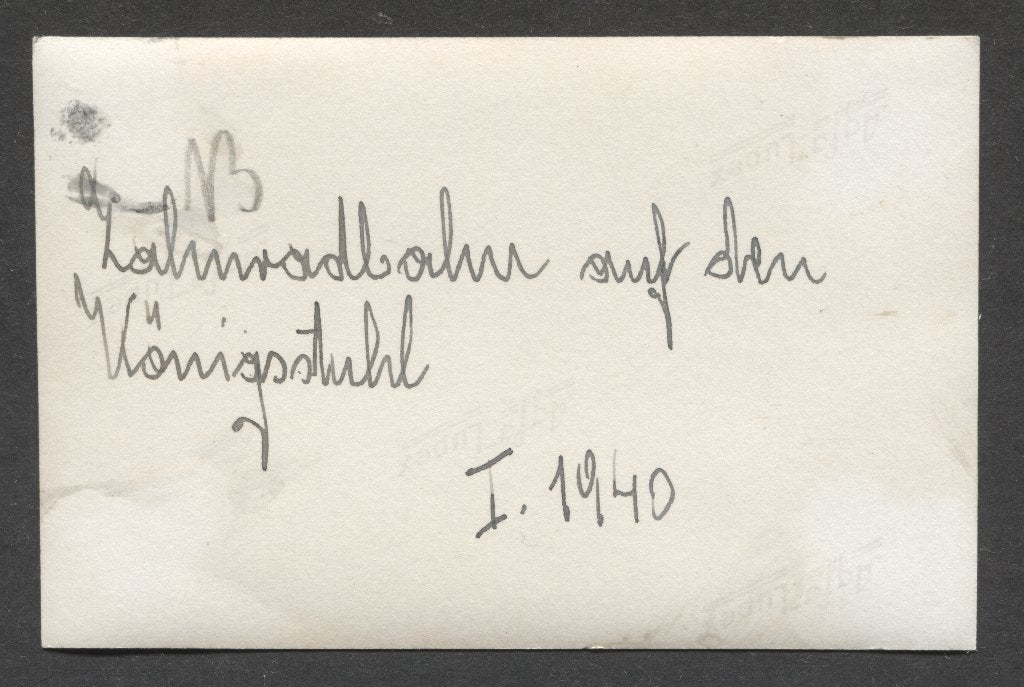 Foto 3 van WOII foto: Duitse tandradbaan in Koningsstuhl 1940.