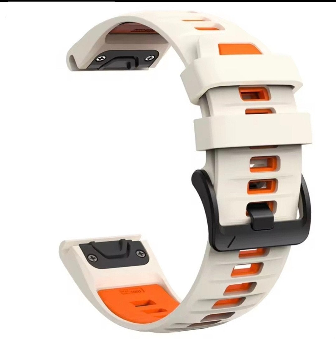Horlogebandje Garmin 22mm QuickFit (nieuw), Ophalen of Verzenden, Nieuw, Zwart, Android
