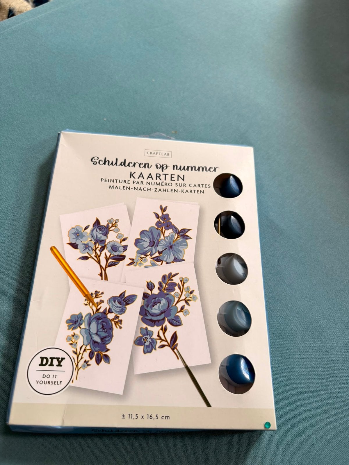 Schilderen op nummer kaarten - DIY Craftlab, Ophalen, Nieuw, Schilderen op nummer
