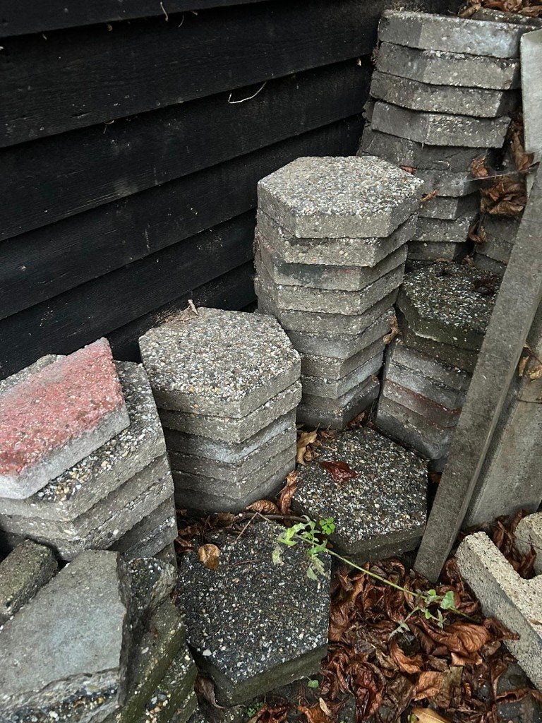 Tegel hexagon, Doe-het-zelf en Verbouw, Ophalen, Overige materialen, Gebruikt, Overige typen