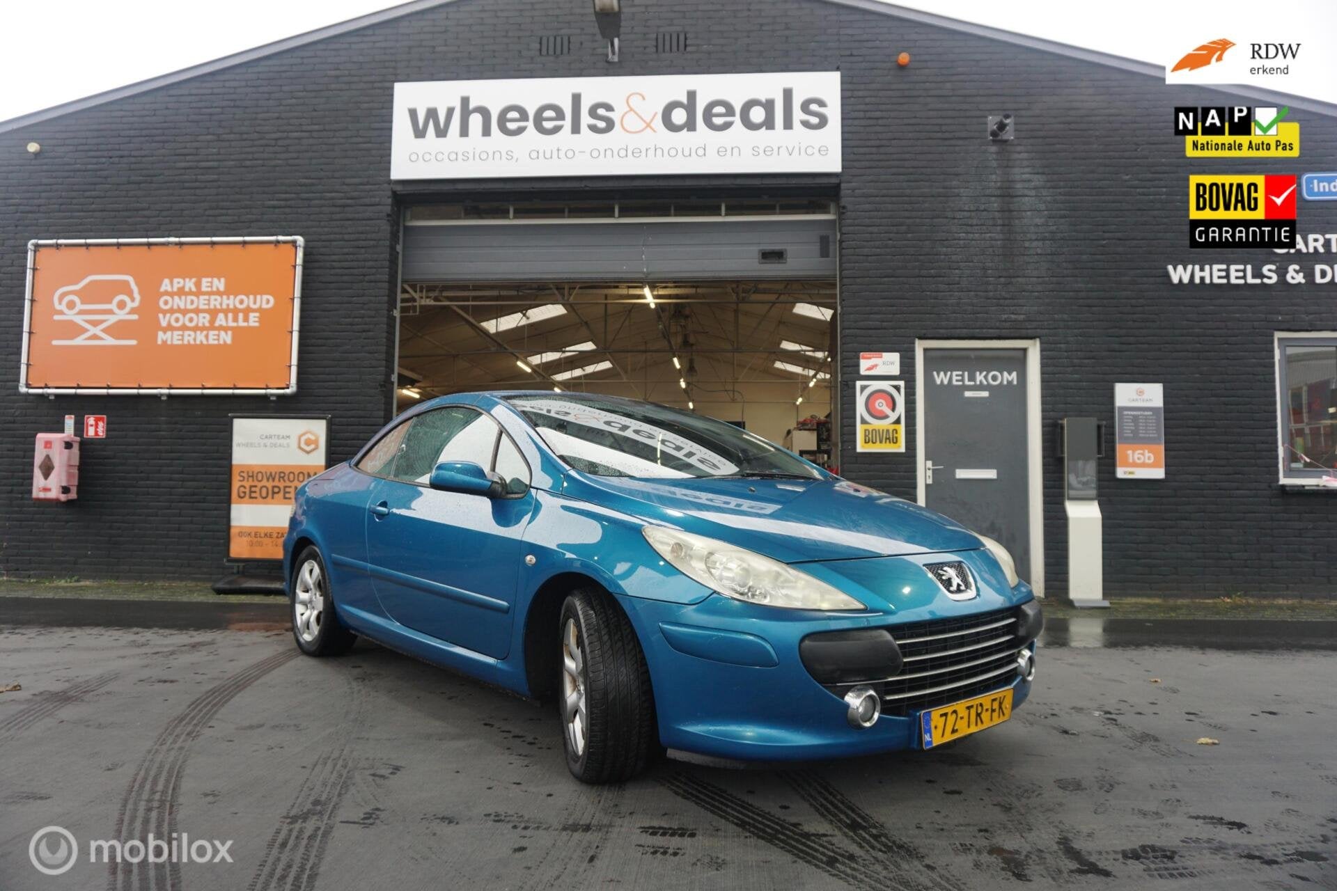 Peugeot 307 CC 1.6-16V, Auto's, Peugeot, Gebruikt, 4 cilinders, Cabriolet, Origineel Nederlands