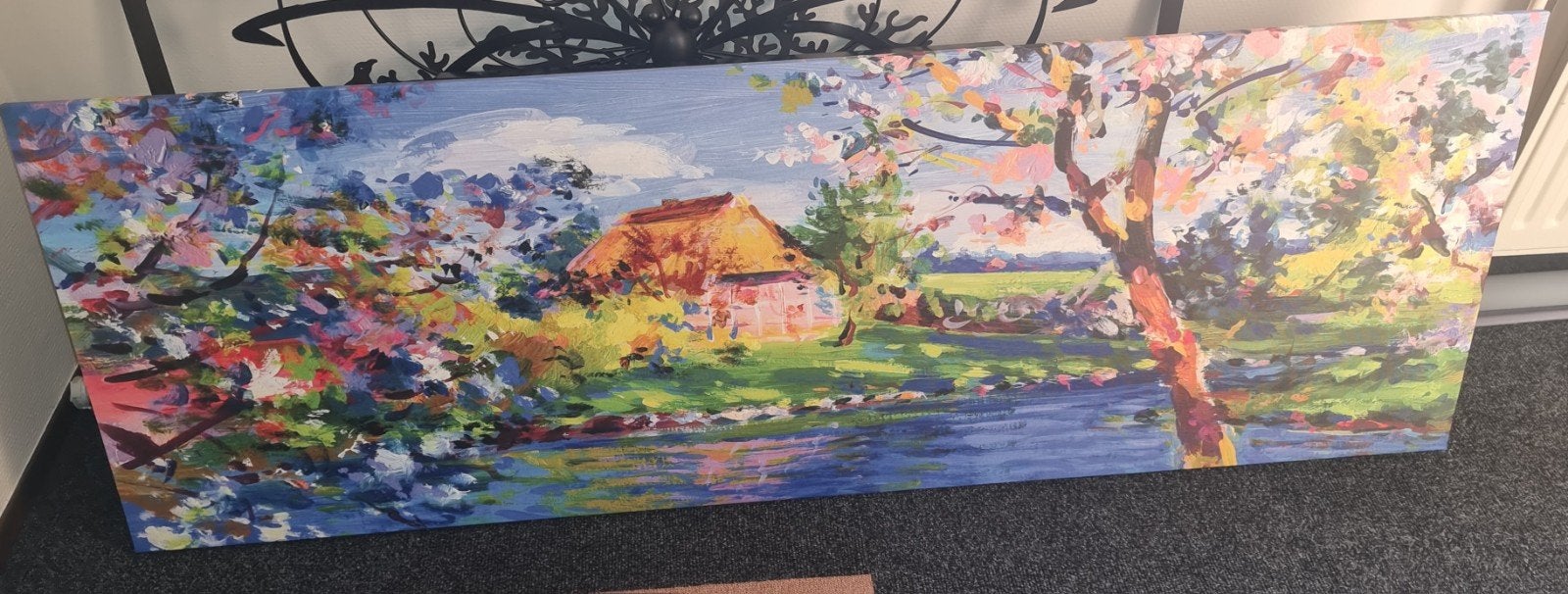 gave grote schilderij op canvas, Ophalen, 50 – 75, Nieuw, 125 cm of meer