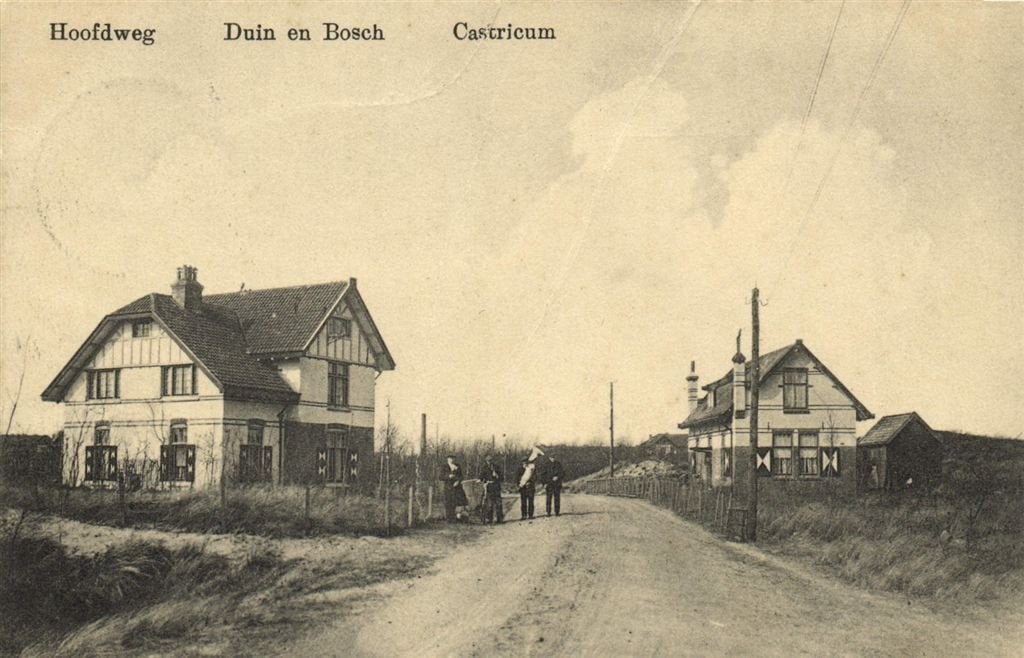 Hoofdweg - Duin en Bosch - Castricum - B-keus - 1917 gelopen, Ophalen of Verzenden, Voor 1920, Gelopen, Noord-Holland