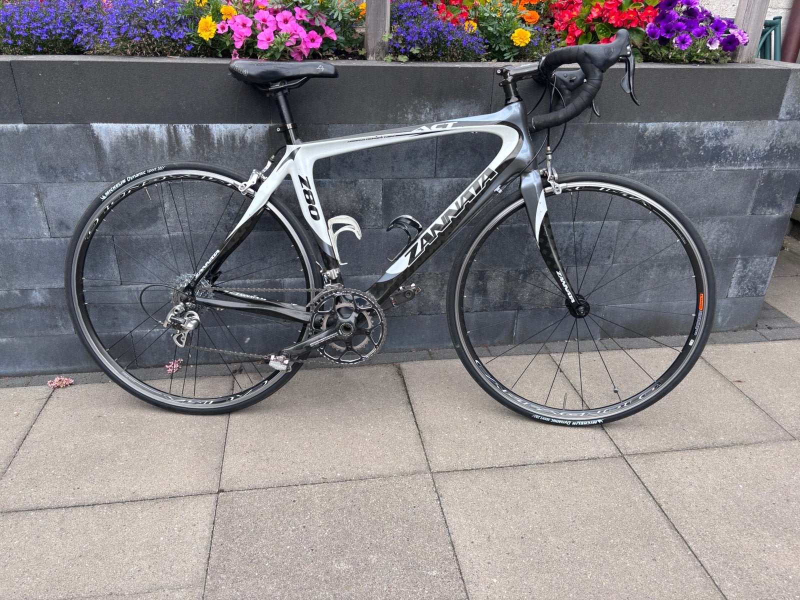 Racefiets Zannata z80 carbon framemaat 53cm in goede staat, Ophalen