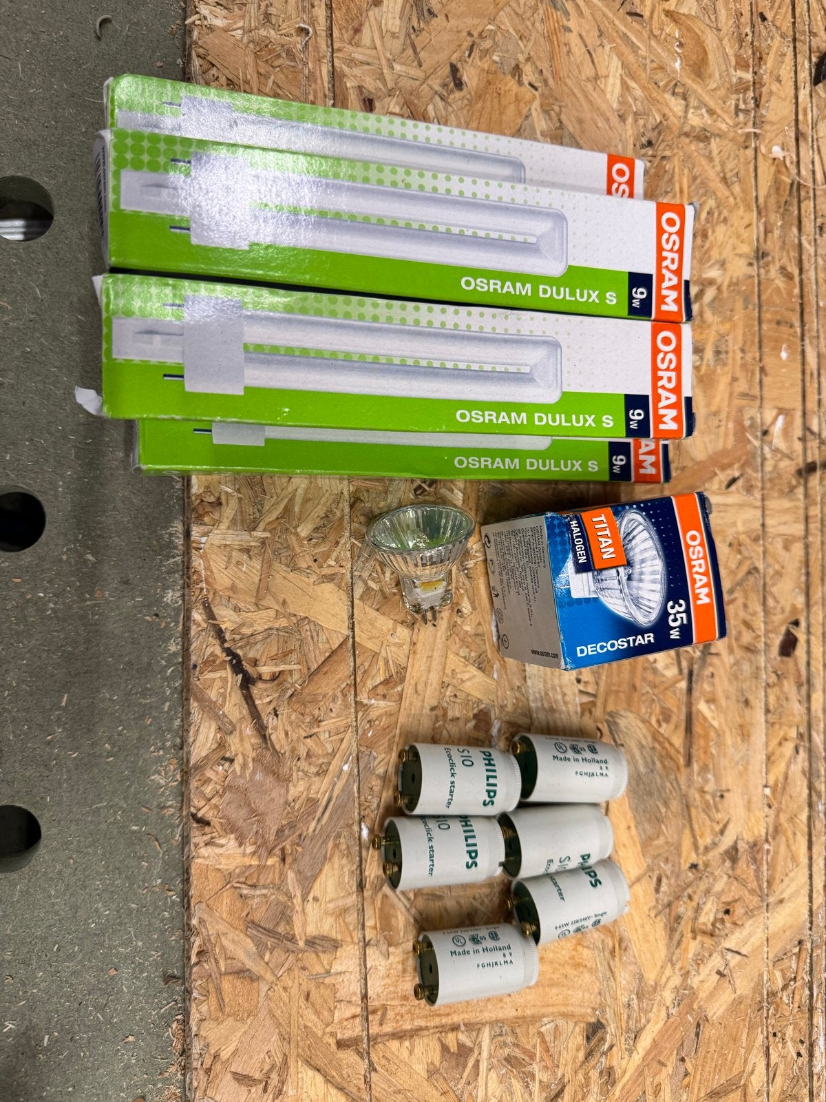 Diverse verlichtingsartikelen: Osram lampen en Philips start, Ophalen of Verzenden, Nieuw, GU5.3, Osram