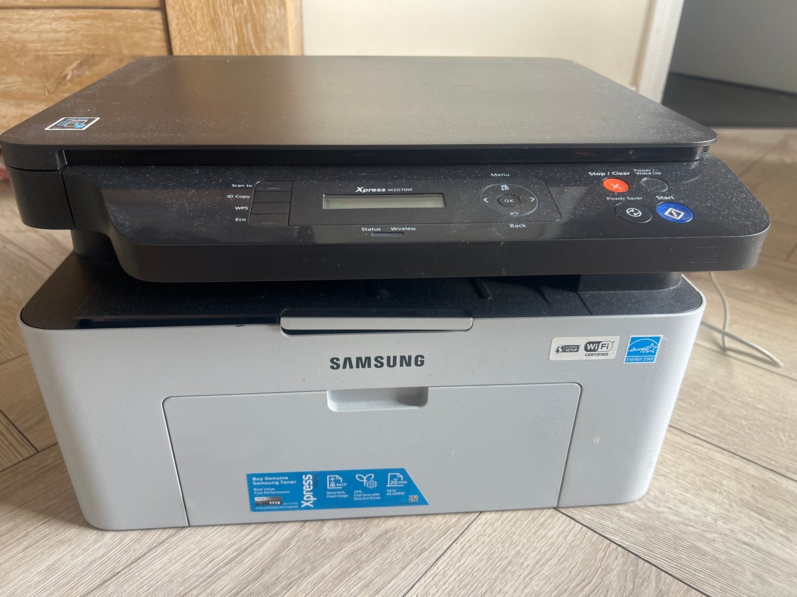 Samsung Xpress M2070W Laser All-in-One Printer, Ophalen, Kopieren, All-in-one, Zo goed als nieuw