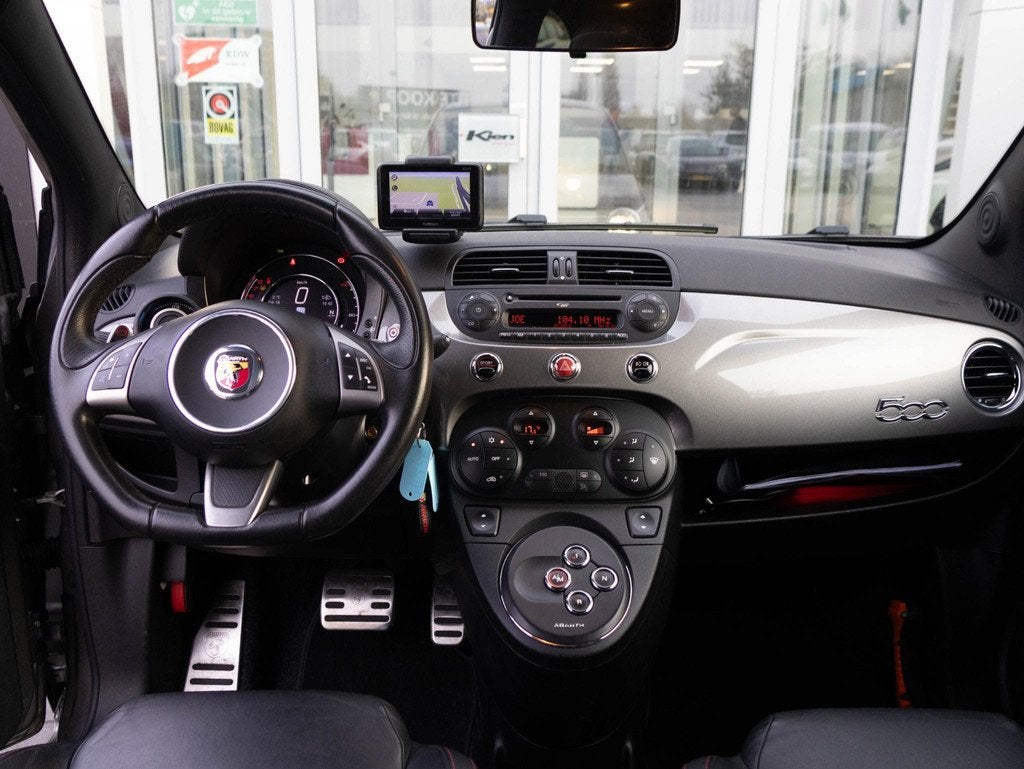 Abarth 500 1.4 T-Jet Abarth Elaborabile | Leder | Navi | Aut, Auto's, Abarth, Stof, Euro 6, 4 cilinders, Bedrijf