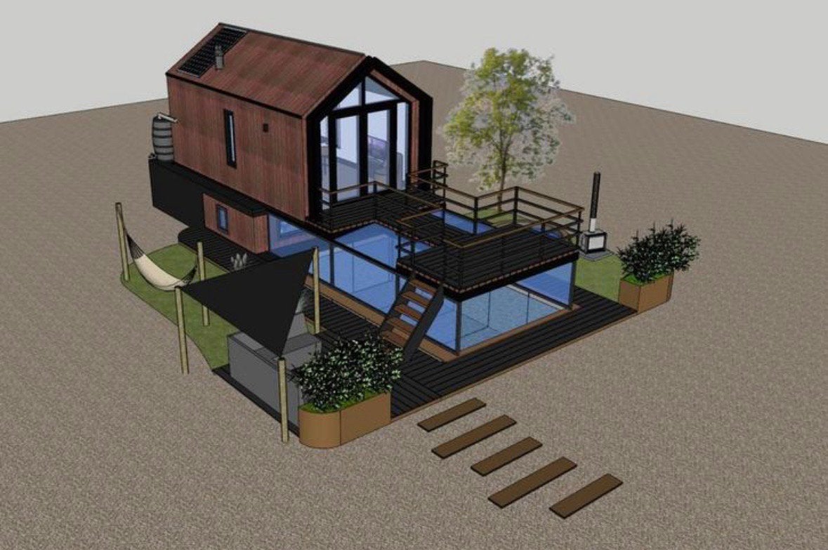tiny house home tinyhome tinyhouse chalet mantelzorgwoning, Tot en met 3