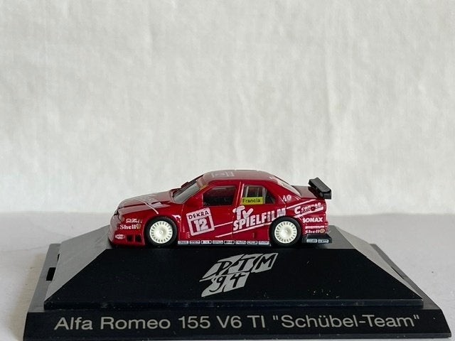 Herpa: Alfa Romeo 155 V6 Ti Nr. 12, Ophalen of Verzenden, Zo goed als nieuw, Auto, Herpa